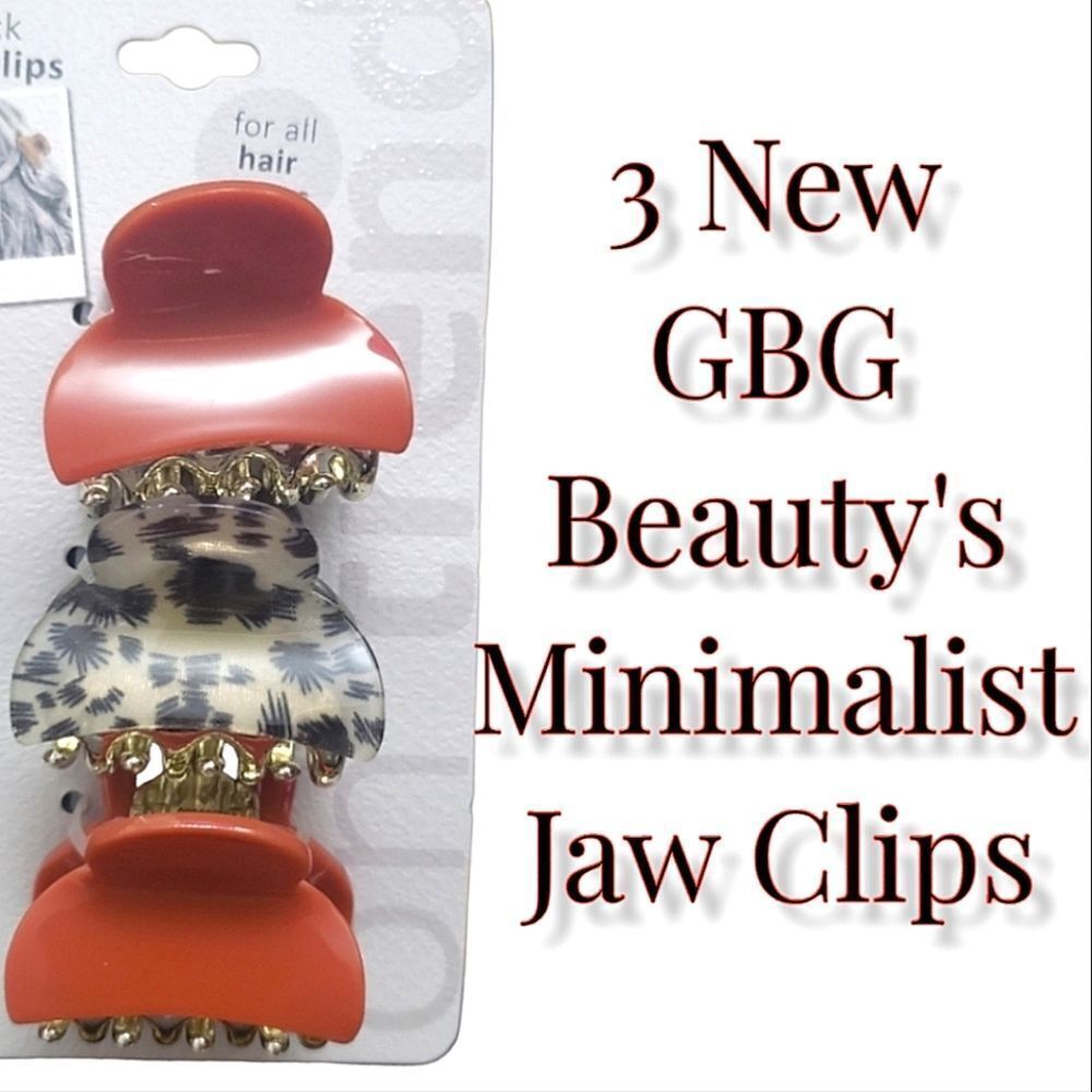 💕$6 Bundled 3 pack GBG Jaw Clips
